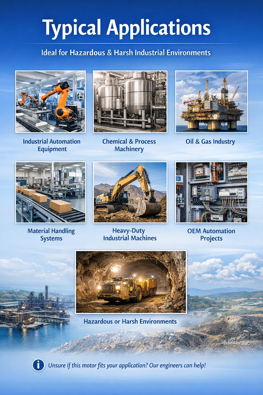 Explosion Proof Servo Motor application