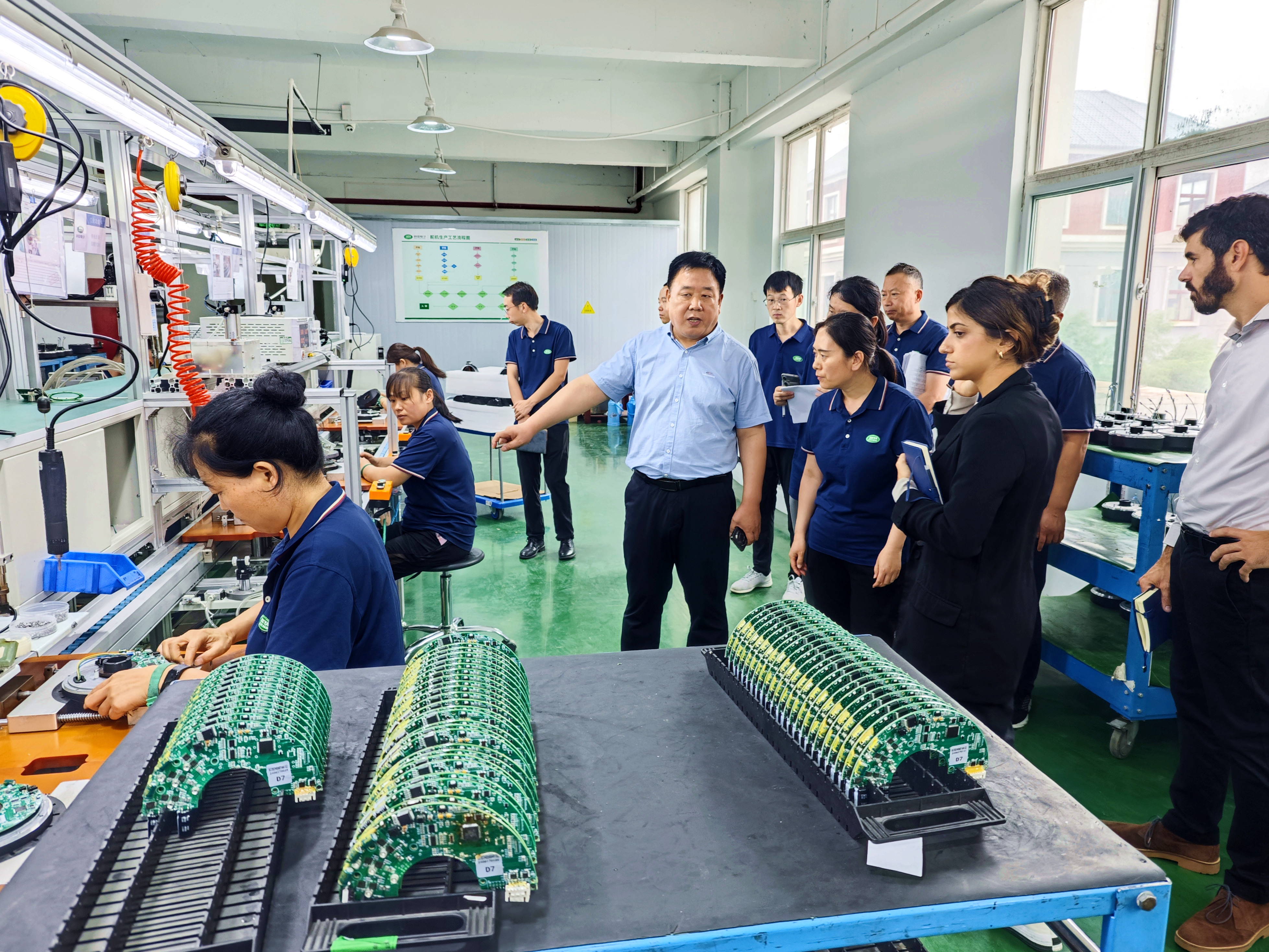 auto steering motor process