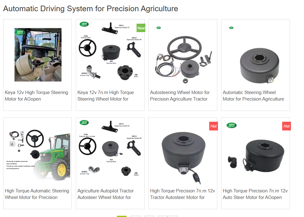 tractor auto steering motor price