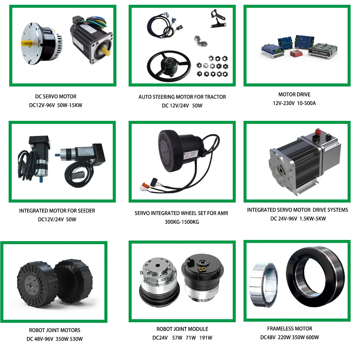Heavy Load Agv Motor 96v 5kw High Power Brushless Servo